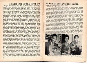 An earlier account detailing Sam Cooke's death. (Click image for larger view)