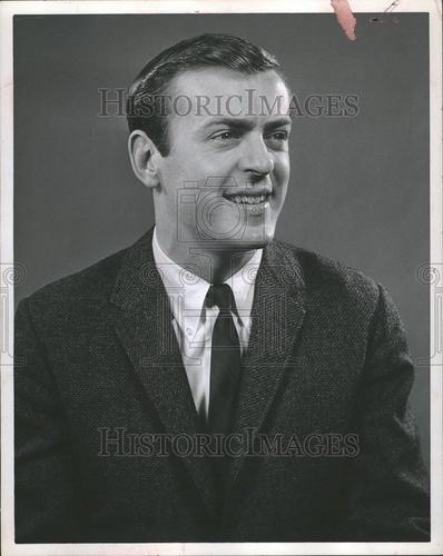CKLW-AM 800 Top 40 personality Tom Shannon, photograph from 1966 (Press Photo)