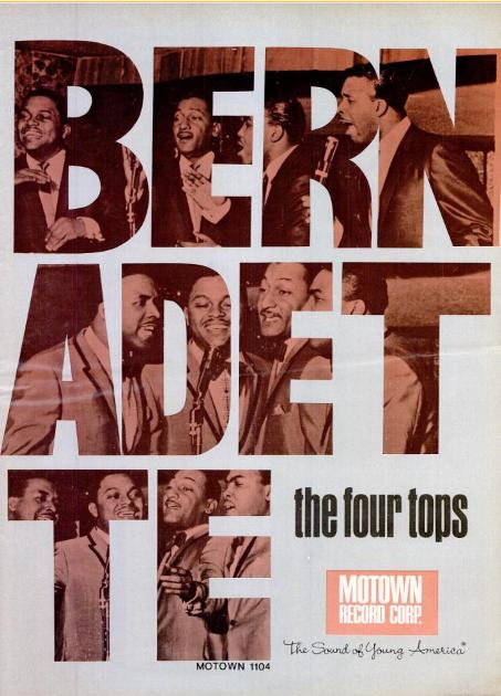 Billboard Ad - Four Tops  1967