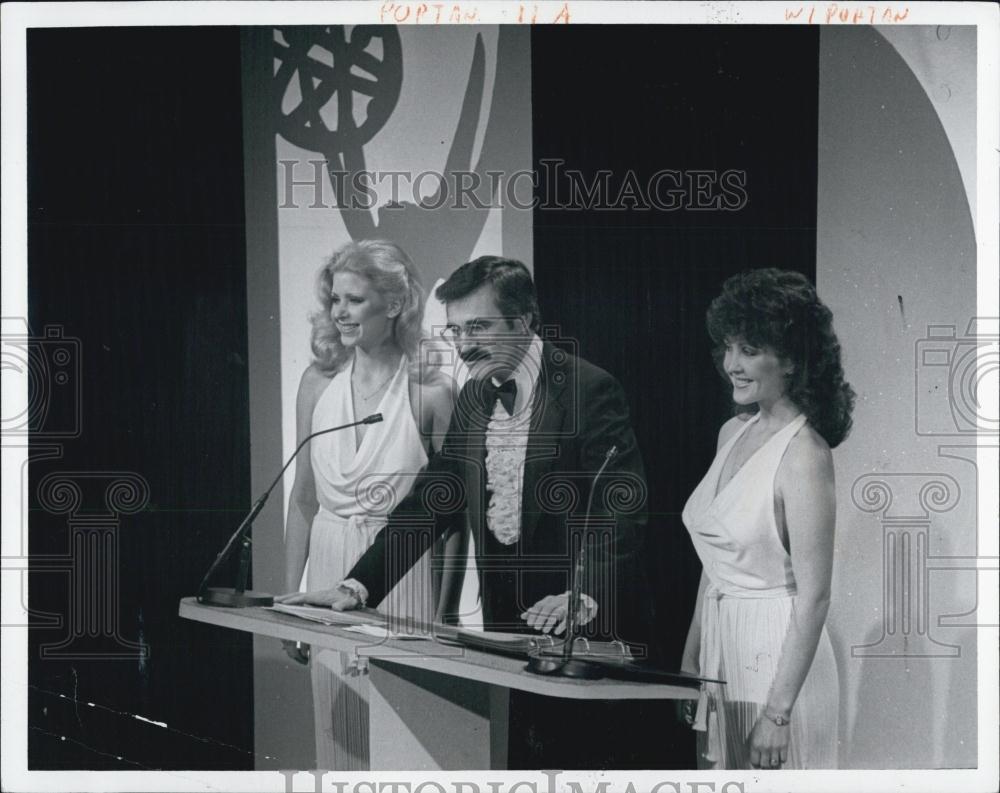 CKLW Dick Purtan Emmy Awards photograph from 1980 (Press Photo)