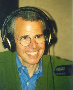 Gary Stevens as he looked at the former WKNR studios (WNIC) in 1998 (Click image for larger size)