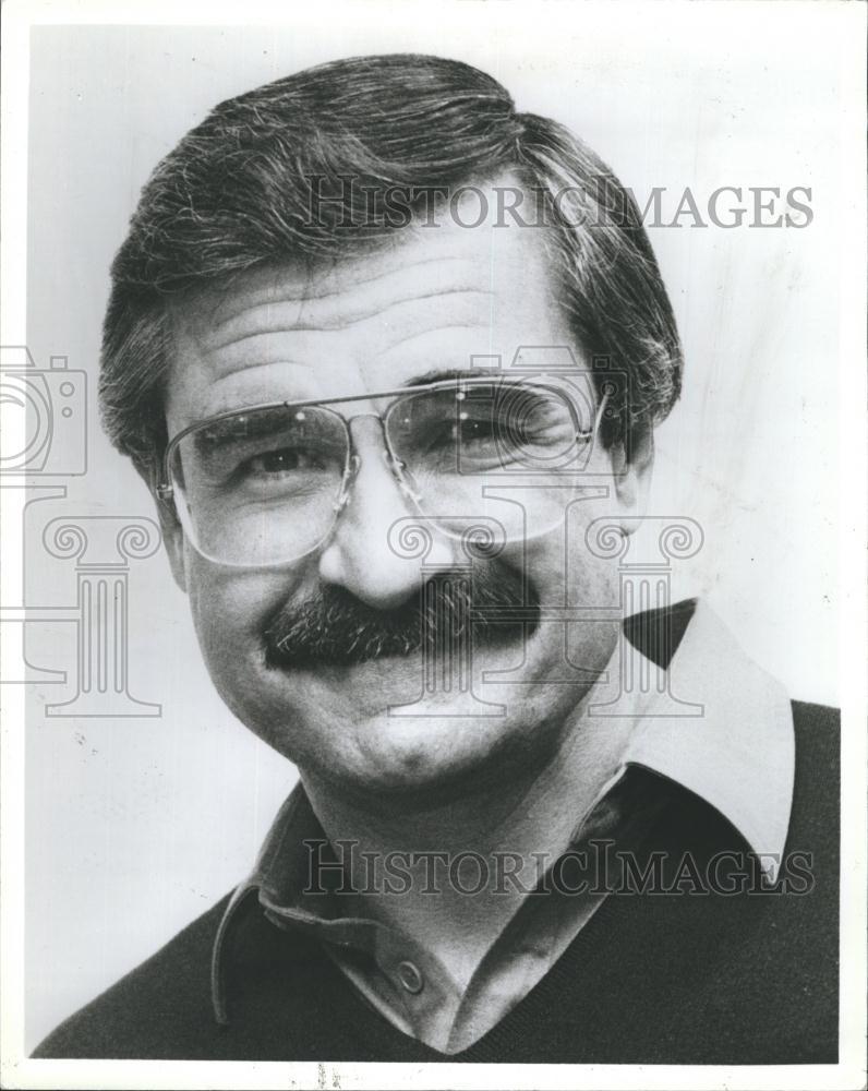 WKQI Dick Purtan photograph from 1987 (Press Photo)