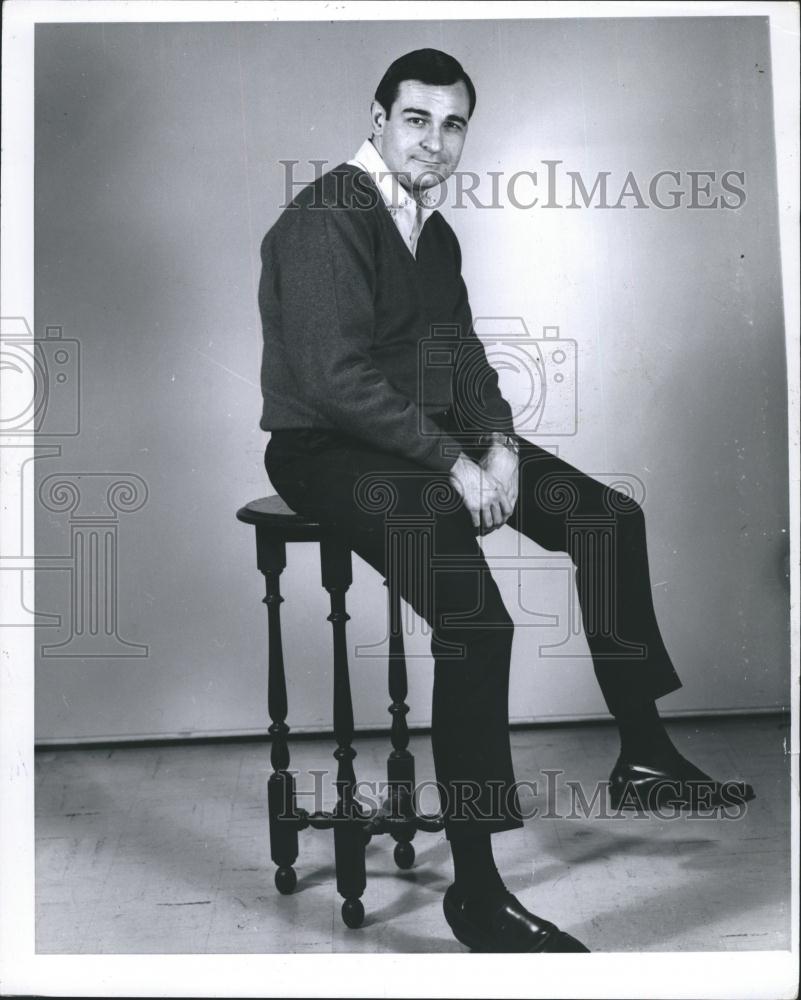 WXYZ Dick Purtan photograph from 1968 (Press Photo)