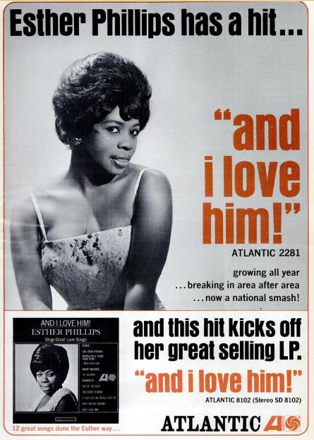 Billboard Ad - Esther Phillips 'And I Love Him' 1965