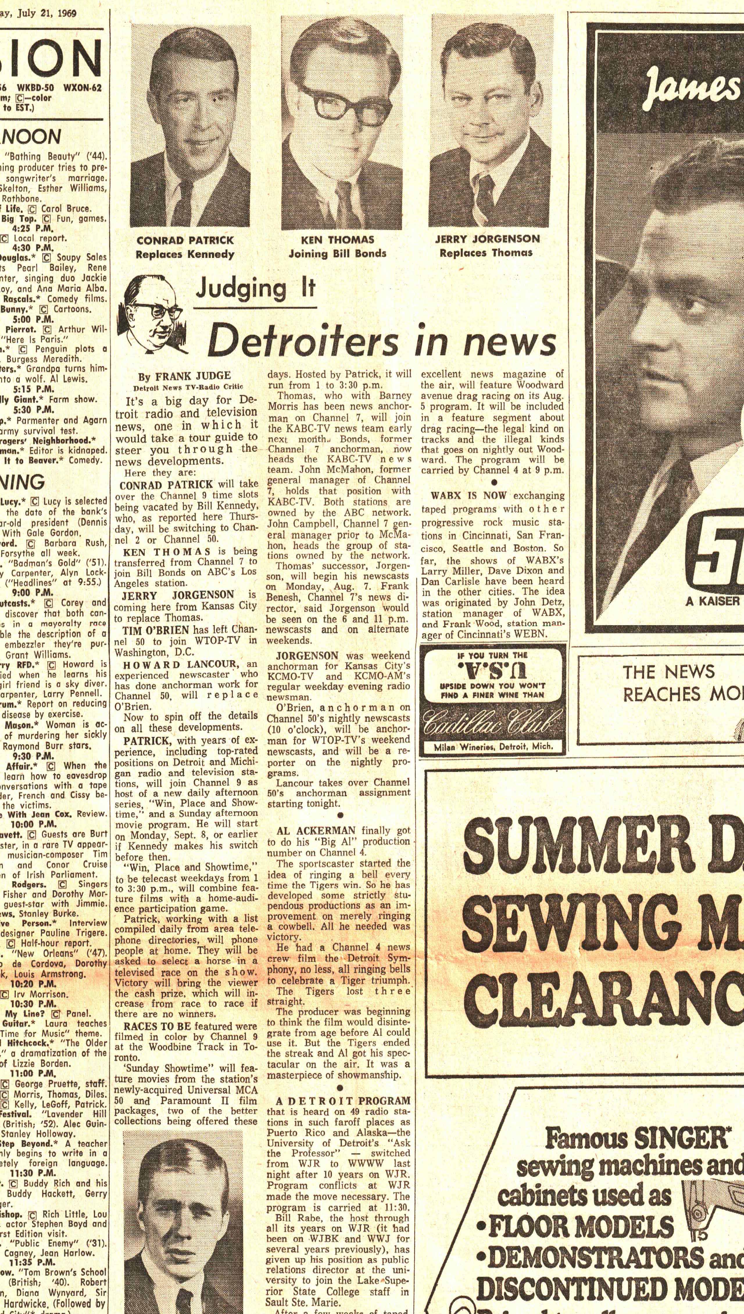 The Detroit News - July 21, 1969