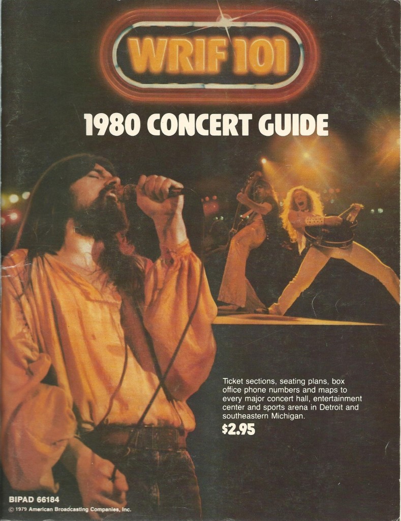WRIF Concert Guide 1980