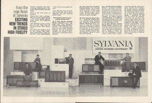 Sylvania Stereo Ad 1963.  (Click image for larger view)