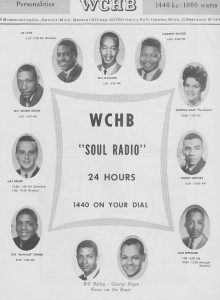 WCHB Soul Radio, Detroit 1966 (click on image for larger view)