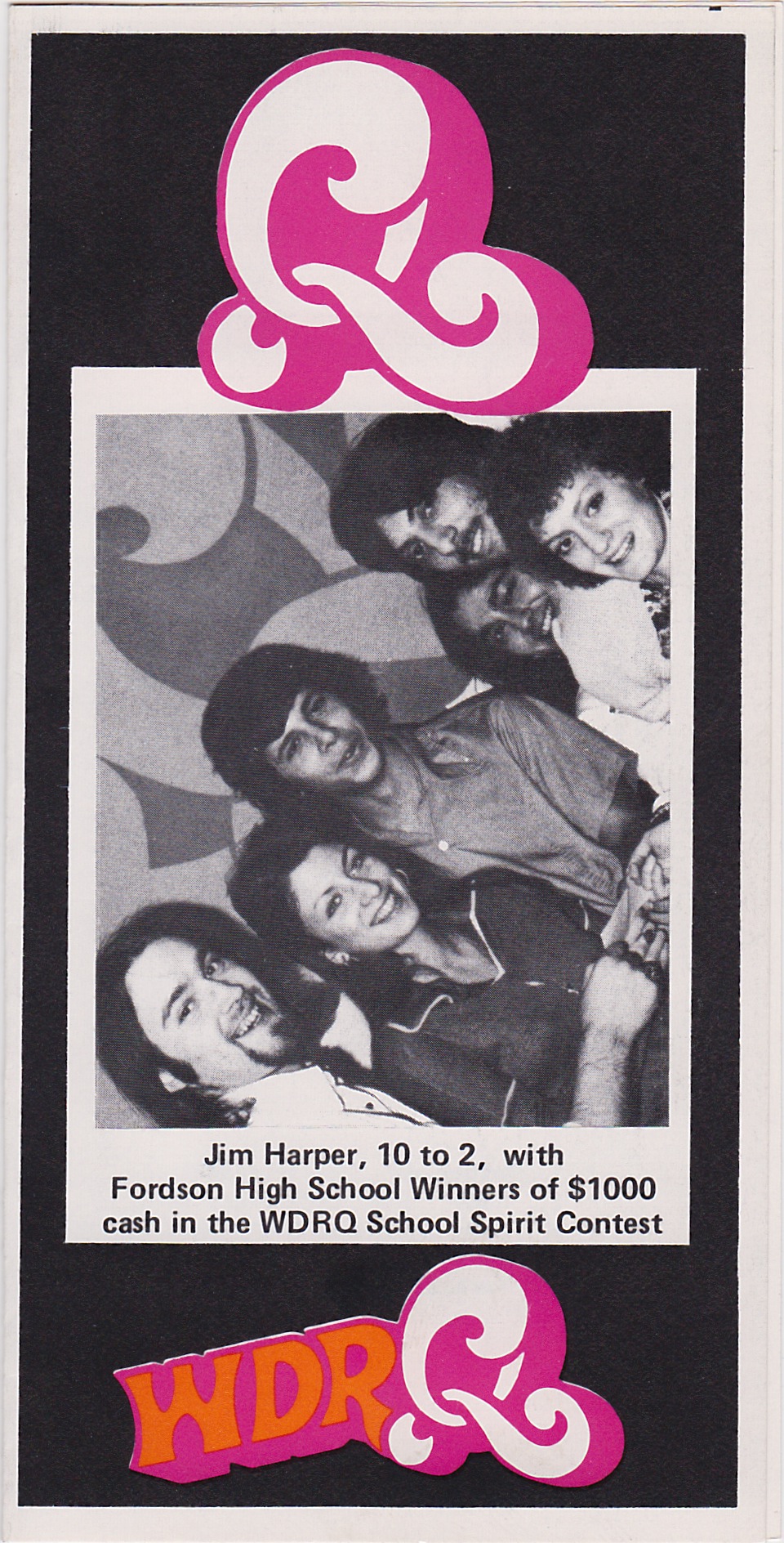 WDRQ SURVEY - FRONT - DECEMBER 8, 1975