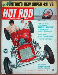 Hot Rod Magazine, issued March, 1963 (click image for larger view)