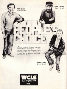 WCLS-FM Detroit 1985 promo ad. (Click image for larger view) 