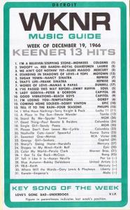 WKNR December 19, 1966 (click on image for larger view).