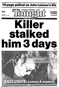 New York Daily News John Lennon Shooting Headlines