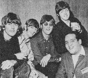 WKNR'S SCOTT REGEN, backstage with the Beatles at the Olympia Stadium, August 13, 1966